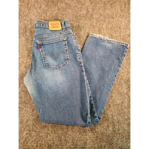 Levi Strauss Womens 14M 550 Relaxed Bootcut Blue Denim Jeans